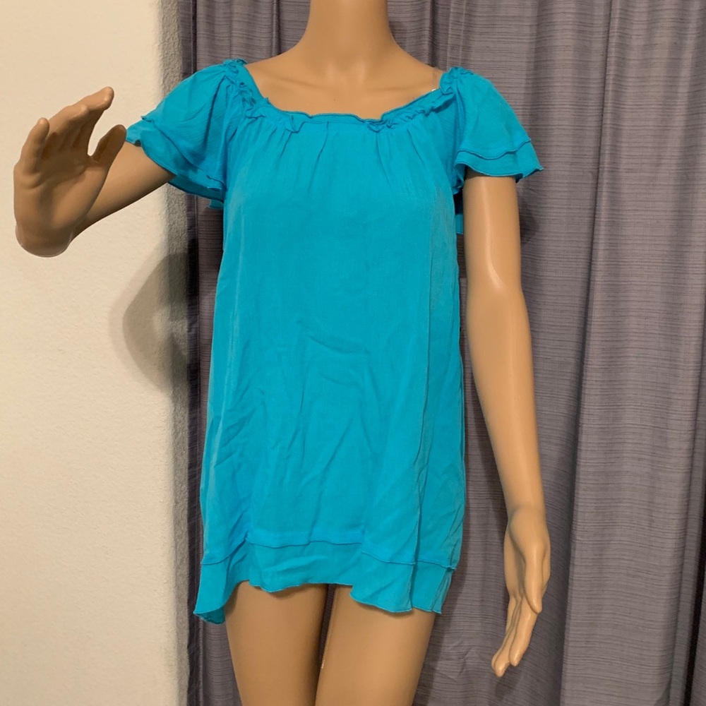 Party blue tank